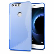 Нескользящий чехол для Huawei Honor 8 (голубой) Нескользящий чехол для Huawei Honor 8 (голубой)