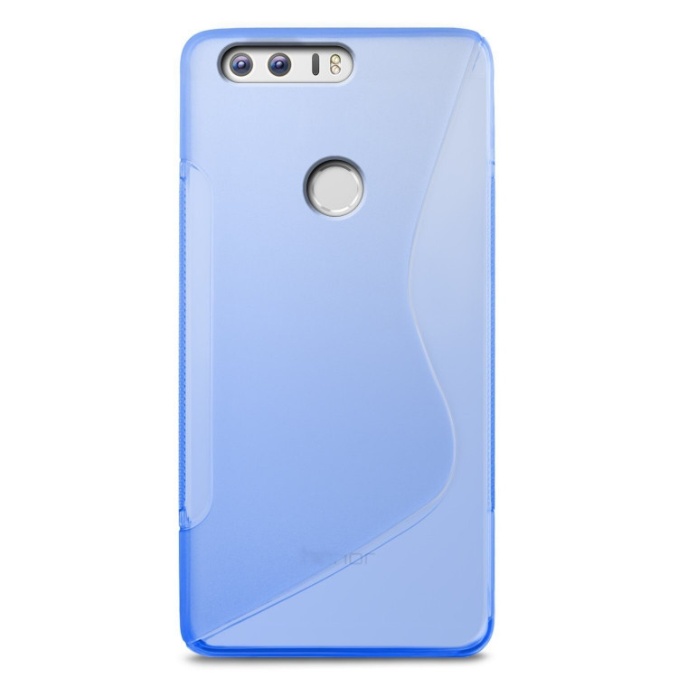 Нескользящий чехол для Huawei Honor 8 (голубой)