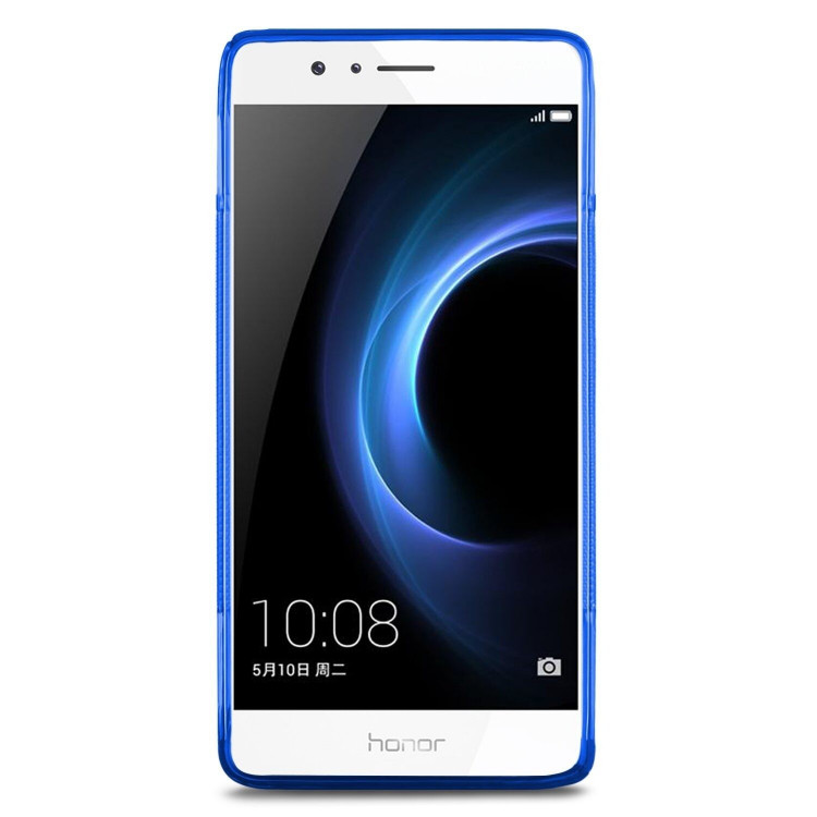 Нескользящий чехол для Huawei Honor 8 (голубой)