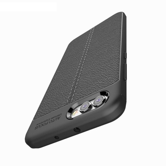 Чехол-накладка Litchi Grain для Huawei Honor V10 / Honor View 10 (черный) Чехол-накладка Litchi Grain для Huawei Honor V10 / Honor View 10 (черный)