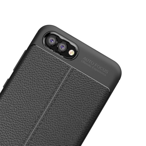 Чехол-накладка Litchi Grain для Huawei Honor V10 / Honor View 10 (черный) Чехол-накладка Litchi Grain для Huawei Honor V10 / Honor View 10 (черный)
