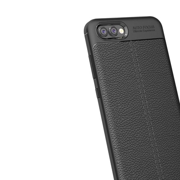 Чехол-накладка Litchi Grain для Huawei Honor V10 / Honor View 10 (черный) Чехол-накладка Litchi Grain для Huawei Honor V10 / Honor View 10 (черный)