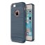 Чехол-накладка Carbon Fibre для iPhone 5 / 5S / SE (темно-синий)