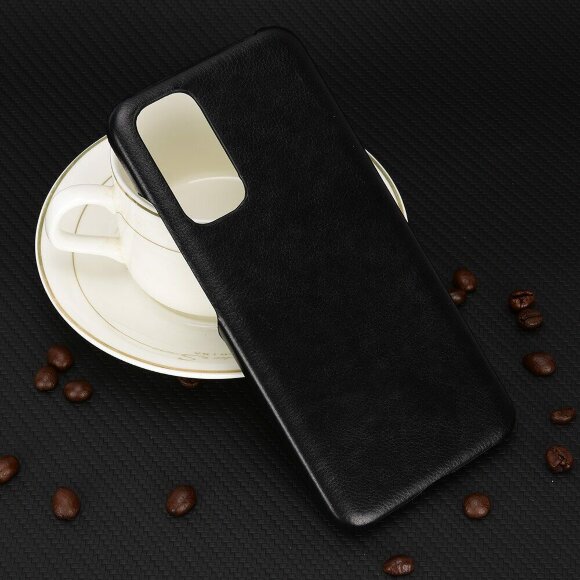 Кожаная накладка-чехол для Xiaomi Redmi Note 11 / Redmi Note 11S (черный) Кожаная накладка-чехол для Xiaomi Redmi Note 11 / Redmi Note 11S (черный)