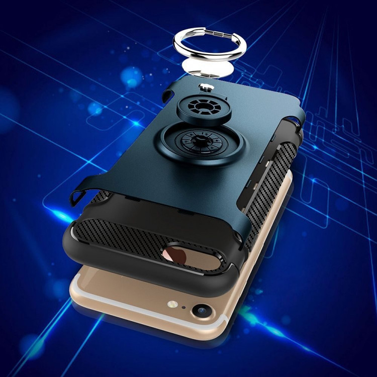 Чехол Hybrid Kickstand для iPhone 7 / iPhone 8 (темно-серый)