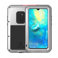 Гибридный чехол LOVE MEI для Huawei Mate 20 (серебряный)