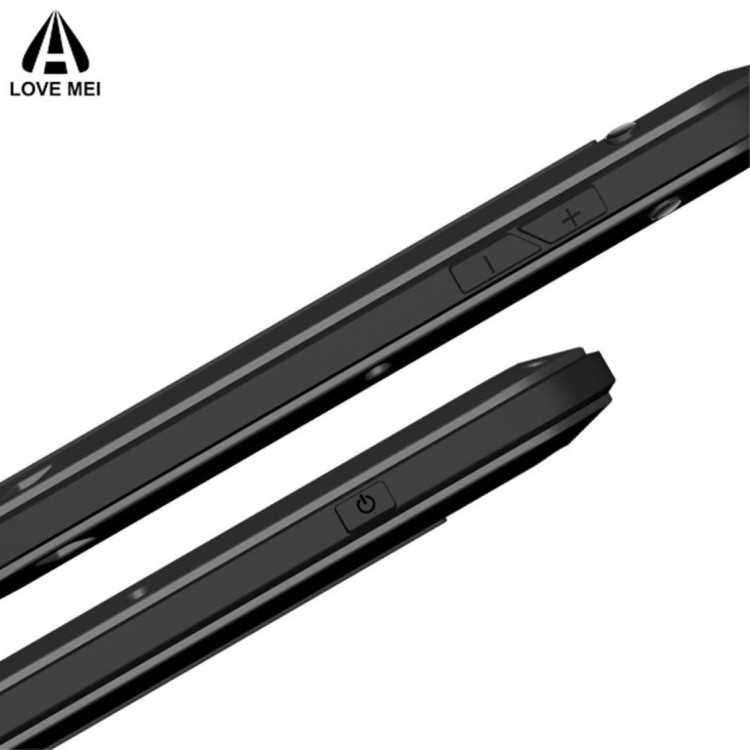 Гибридный чехол LOVE MEI для Apple iPhone 7 Plus / iPhone 8 Plus (серебряный)