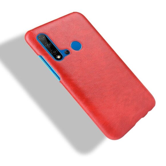 Кожаная накладка-чехол для Huawei P20 lite (2019) / Huawei nova 5i (красный) Кожаная накладка-чехол для Huawei P20 lite (2019) / Huawei nova 5i (красный)