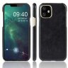 Кожаная накладка-чехол для iPhone 11 Pro (черный)