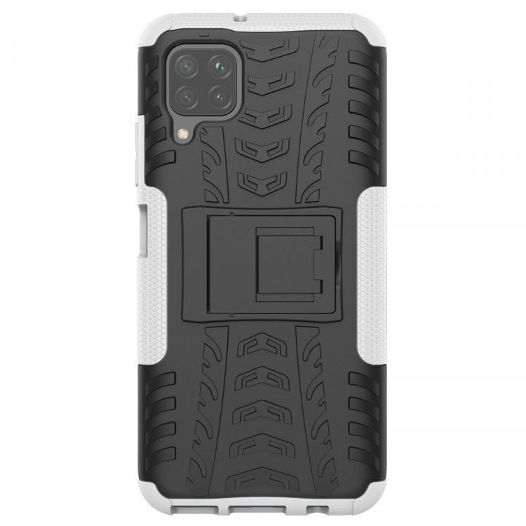 Чехол Hybrid Armor для Huawei P40 lite (черный + белый)