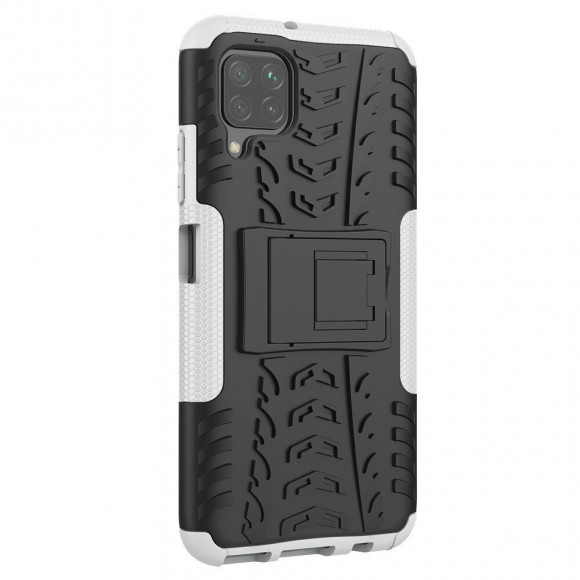 Чехол Hybrid Armor для Huawei P40 lite (черный + белый) Чехол Hybrid Armor для Huawei P40 lite (черный + белый)