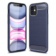 Чехол-накладка Carbon Fibre для iPhone 12 mini (темно-синий) Чехол-накладка Carbon Fibre для iPhone 12 mini (темно-синий)