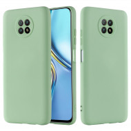 Силиконовый чехол Mobile Shell для Honor X20 (зеленый)