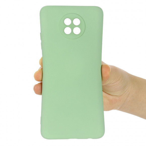 Силиконовый чехол Mobile Shell для Honor X20 (зеленый)