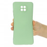 Силиконовый чехол Mobile Shell для Honor X20 (зеленый)