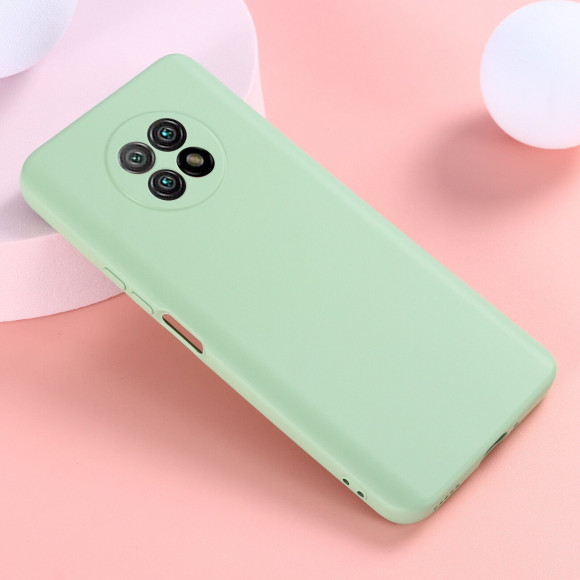Силиконовый чехол Mobile Shell для Honor X20 (зеленый)