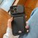 Чехол с отделением для карт и защитой камеры для iPhone 13 (черный)
