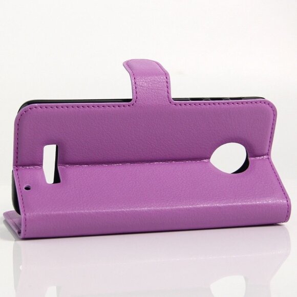 Чехол с визитницей для Motorola Moto Z Play (фиолетовый) Чехол с визитницей для Motorola Moto Z Play (фиолетовый)