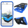 Чехол Hybrid Armor для Google Pixel (черный + голубой)