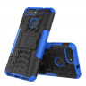 Чехол Hybrid Armor для Asus ZenFone Max Plus (M1) ZB570TL (черный + голубой)