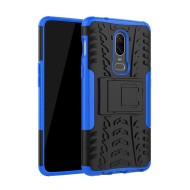 Чехол Hybrid Armor для OnePlus 6 (черный + голубой) Чехол Hybrid Armor для OnePlus 6 (черный + голубой)
