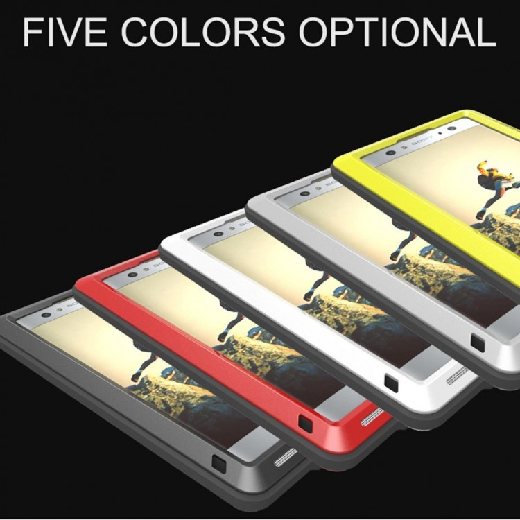 Гибридный чехол LOVE MEI для Sony Xperia XA2 Ultra (черный)