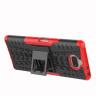 Чехол Hybrid Armor для Sony Xperia 10 (черный + красный)