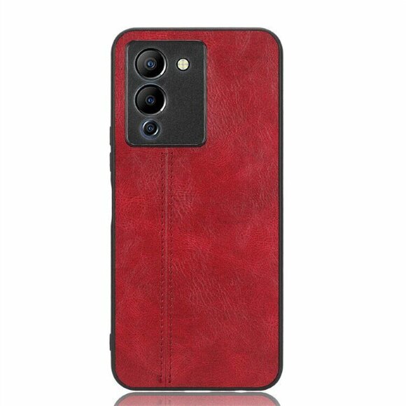 Чехол из экокожи для Infinix NOTE 12 G96 (красный) Чехол из экокожи для Infinix NOTE 12 G96 (красный)