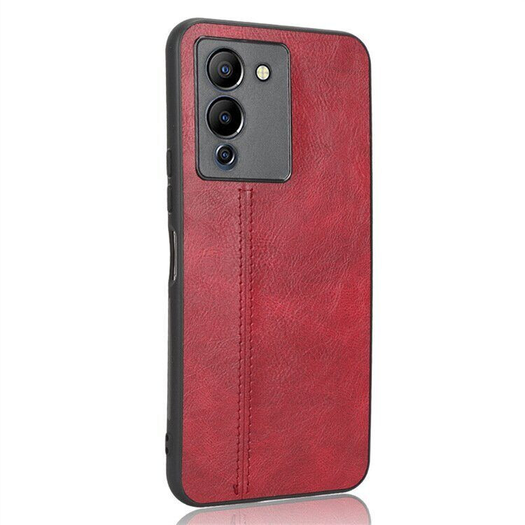 Чехол из экокожи для Infinix NOTE 12 G96 (красный)