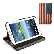 Поворотный чехол Vintage American Flag для Samsung Galaxy Tab 3 / P3200 (7.0") Поворотный чехол Vintage American Flag для Samsung Galaxy Tab 3 / P3200 (7.0")