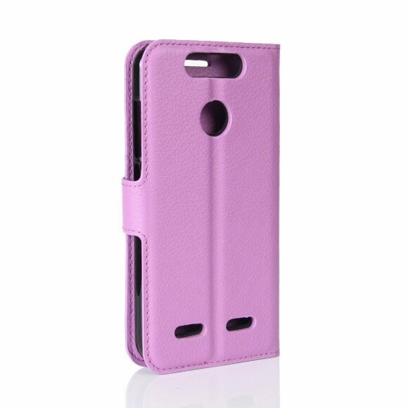 Чехол с визитницей для ZTE Blade V8 Mini (фиолетовый)