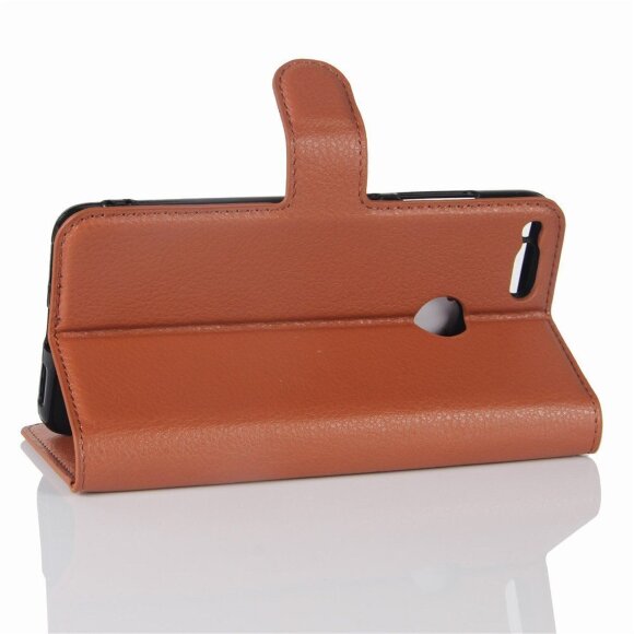 Чехол с визитницей для ZTE Nubia Z17 mini (коричневый)