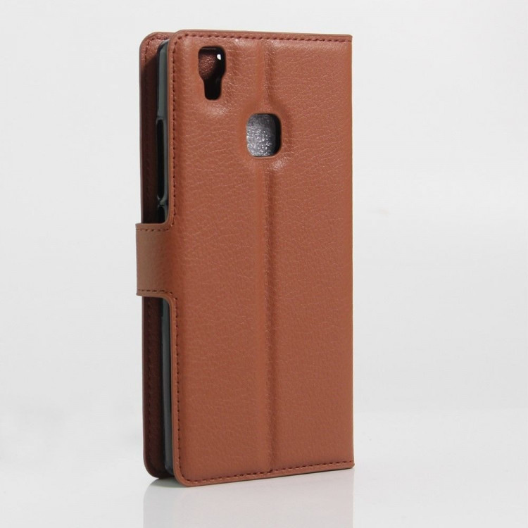 Чехол с визитницей для DOOGEE X5 Max / X5 Max Pro (коричневый)