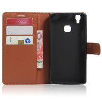 Чехол с визитницей для DOOGEE X5 Max / X5 Max Pro (коричневый)