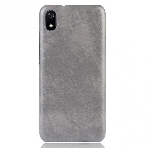 Кожаная накладка-чехол для Xiaomi Redmi 7A (серый)