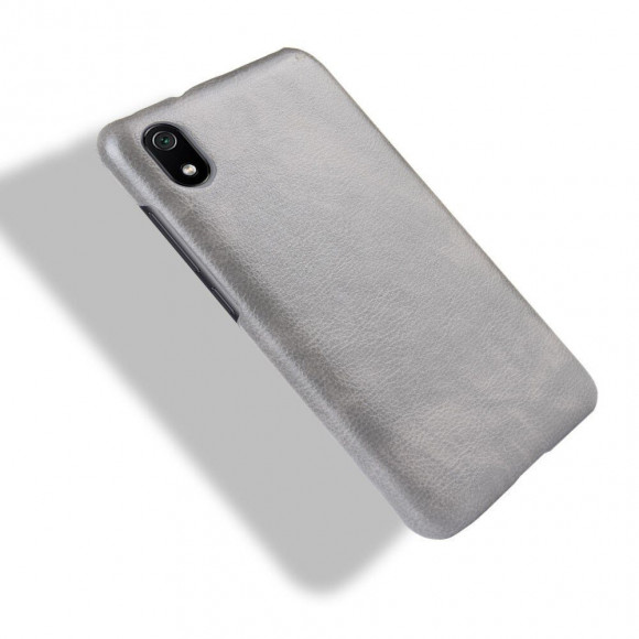 Кожаная накладка-чехол для Xiaomi Redmi 7A (серый)