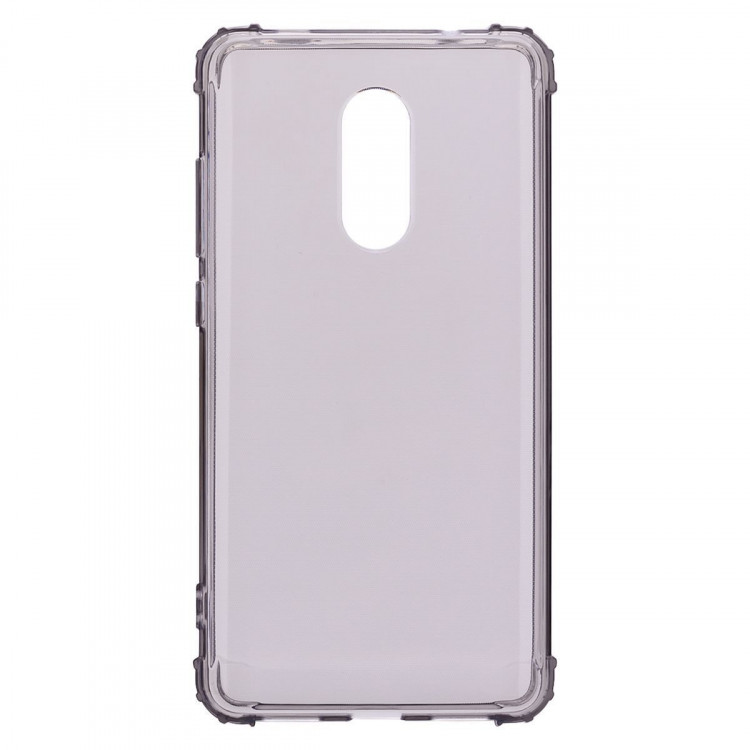 Силиконовый чехол с усиленными бортиками для Xiaomi Redmi Note 4X (черный)