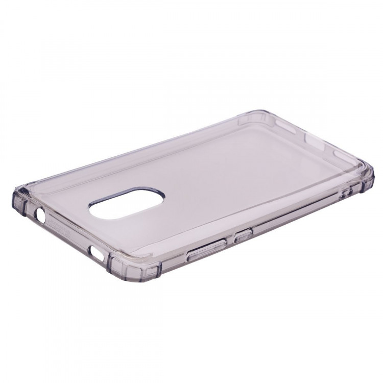 Силиконовый чехол с усиленными бортиками для Xiaomi Redmi Note 4X (черный)