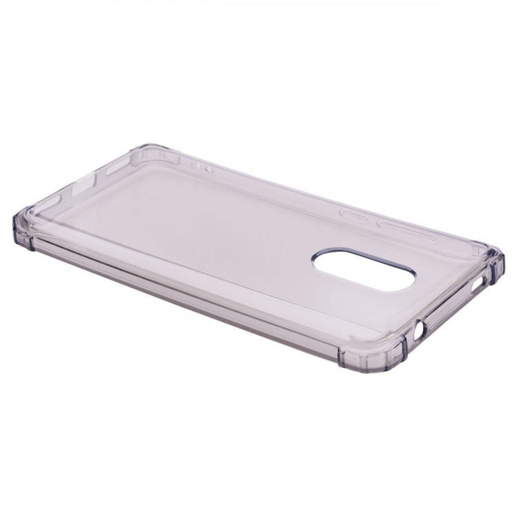 Силиконовый чехол с усиленными бортиками для Xiaomi Redmi Note 4X (черный)