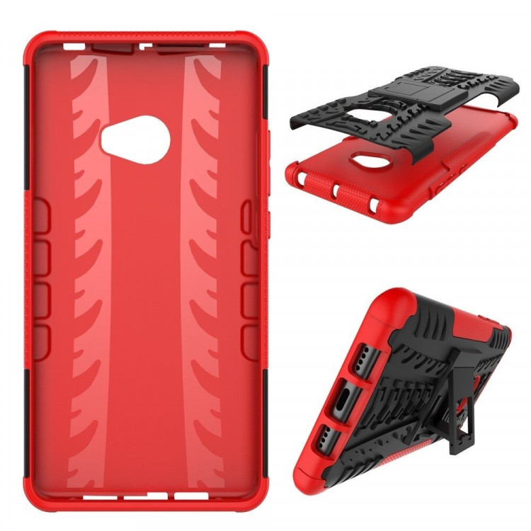 Чехол Hybrid Armor для Xiaomi Mi Note 2 (черный + красный)