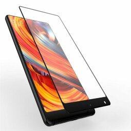 Защитное стекло 3D для Xiaomi Mi Mix 2 (черный)