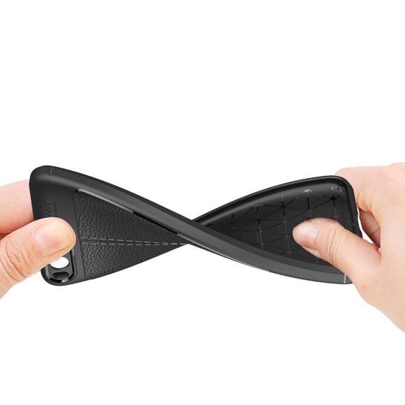 Чехол-накладка Litchi Grain для Xiaomi Mi6 (черный) Чехол-накладка Litchi Grain для Xiaomi Mi6 (черный)