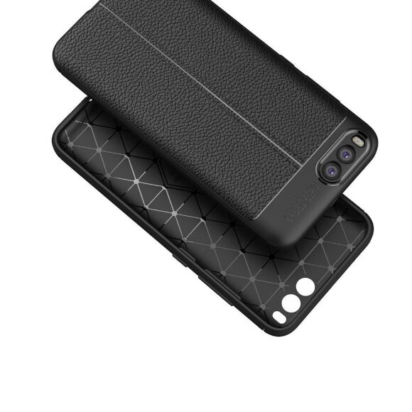 Чехол-накладка Litchi Grain для Xiaomi Mi6 (черный) Чехол-накладка Litchi Grain для Xiaomi Mi6 (черный)
