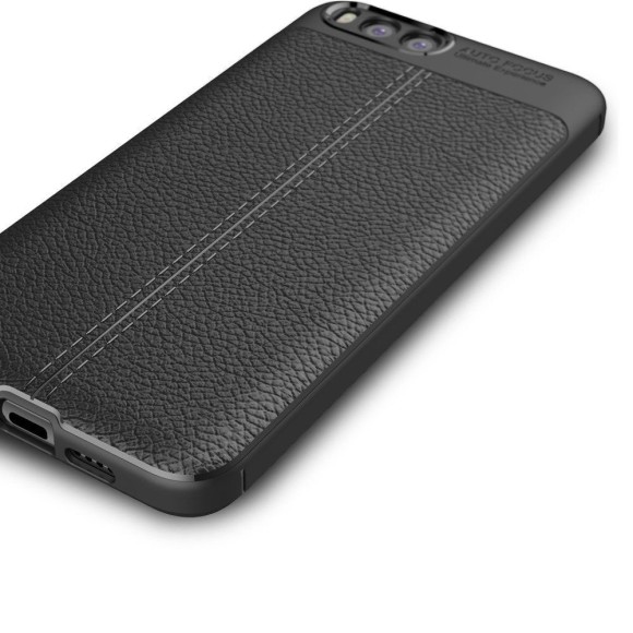 Чехол-накладка Litchi Grain для Xiaomi Mi6 (черный) Чехол-накладка Litchi Grain для Xiaomi Mi6 (черный)