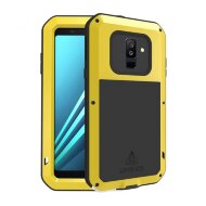 Гибридный чехол LOVE MEI для Samsung Galaxy A6+ (Plus) (желтый)