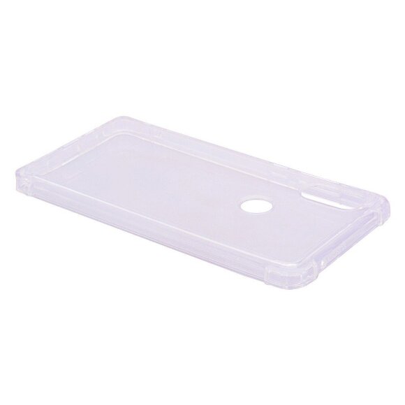 Силиконовый чехол с усиленными бортиками для Xiaomi Mi 8 (прозрачный)