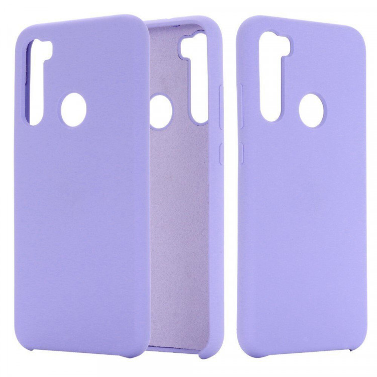 Силиконовый чехол Mobile Shell для Xiaomi Redmi Note 8 (фиолетовый)