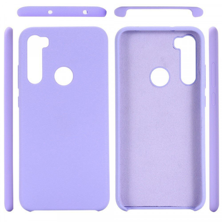 Силиконовый чехол Mobile Shell для Xiaomi Redmi Note 8 (фиолетовый)