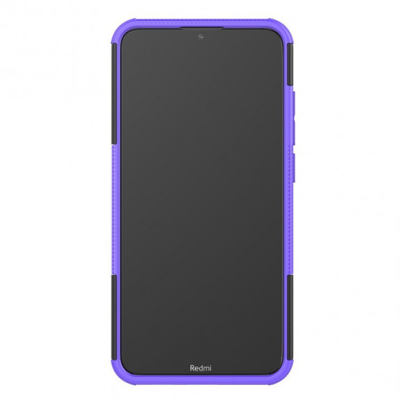 Чехол Hybrid Armor для Xiaomi Redmi 8 / Redmi 8A (черный + фиолетовый)