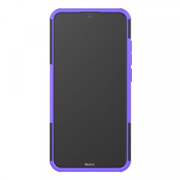 Чехол Hybrid Armor для Xiaomi Redmi 8 / Redmi 8A (черный + фиолетовый)